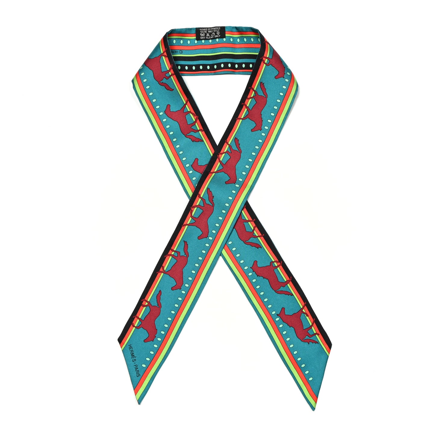 Silk Sequences Twilly Scarf Canard