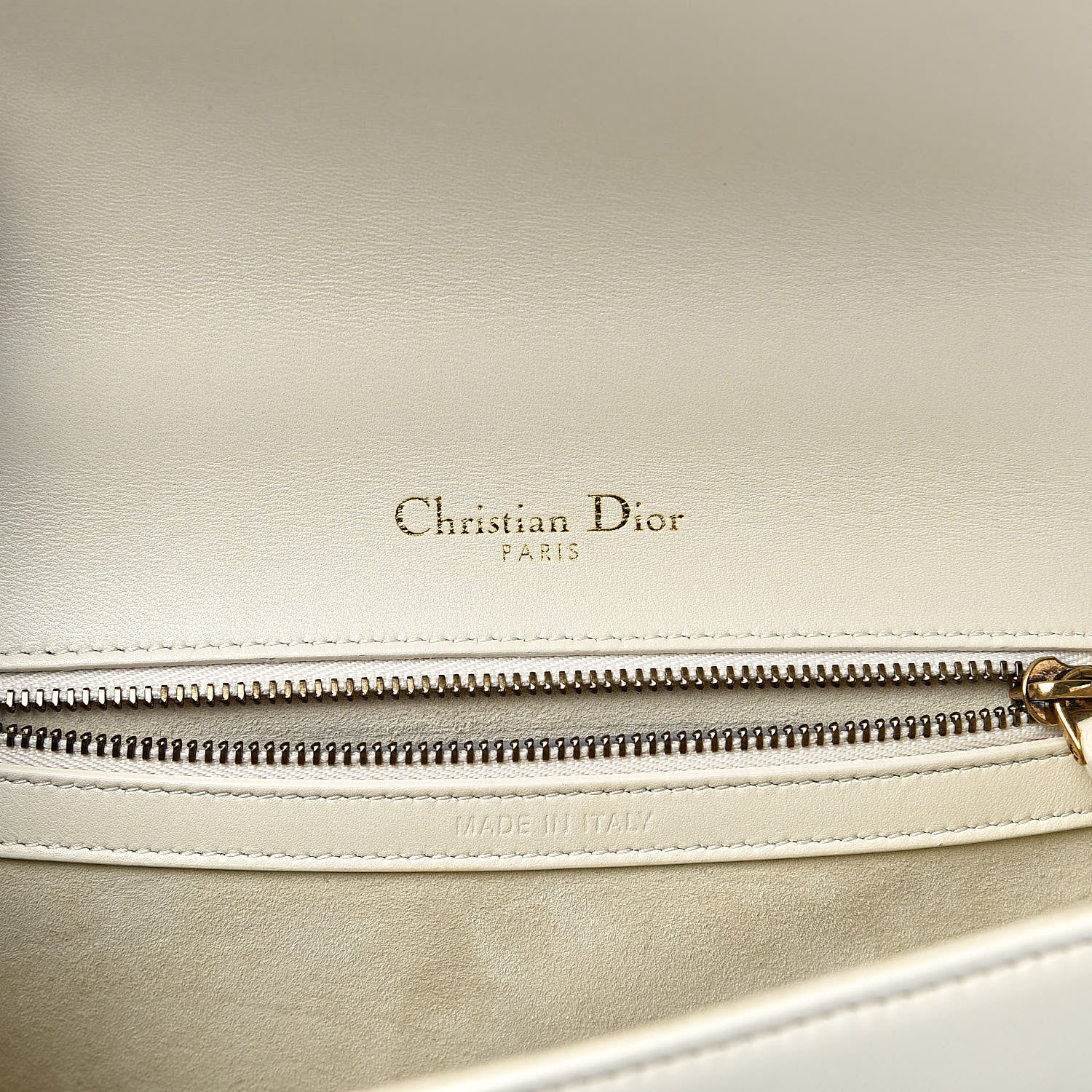 Christian Dior Lambskin Studded Small Diorama Flap Bag Off White 6 of 11