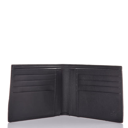 Gucci Guccissima Web Bi-Fold Wallet Black 5 of 8