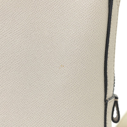 Burberry Grained Calfskin Crossbody Bag White 14 of 15
