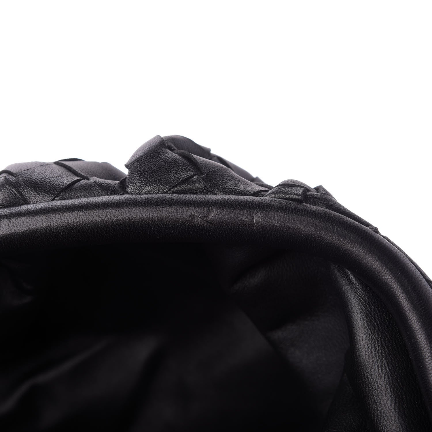 Bottega Veneta Nappa Maxi Intrecciato The Pouch Oversized Clutch Black 10 of 11