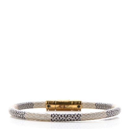 Louis Vuitton Damier Azur Keep It Bracelet 19 3 of 5