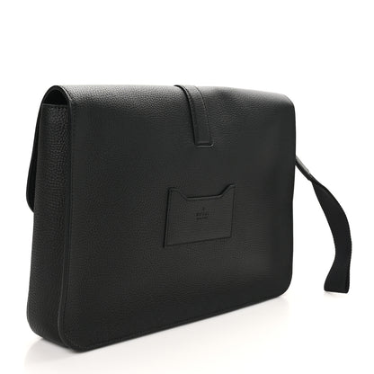 Gucci Calfskin Web Medium Business Case Black 3 of 10