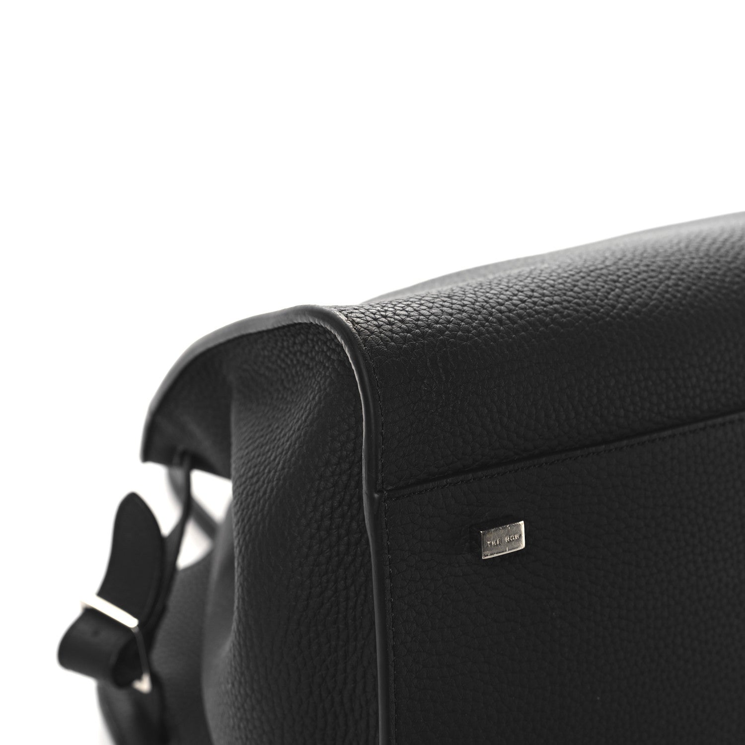 The Row Matte Grained Calfskin Soft Margaux 15 Black 8 of 13