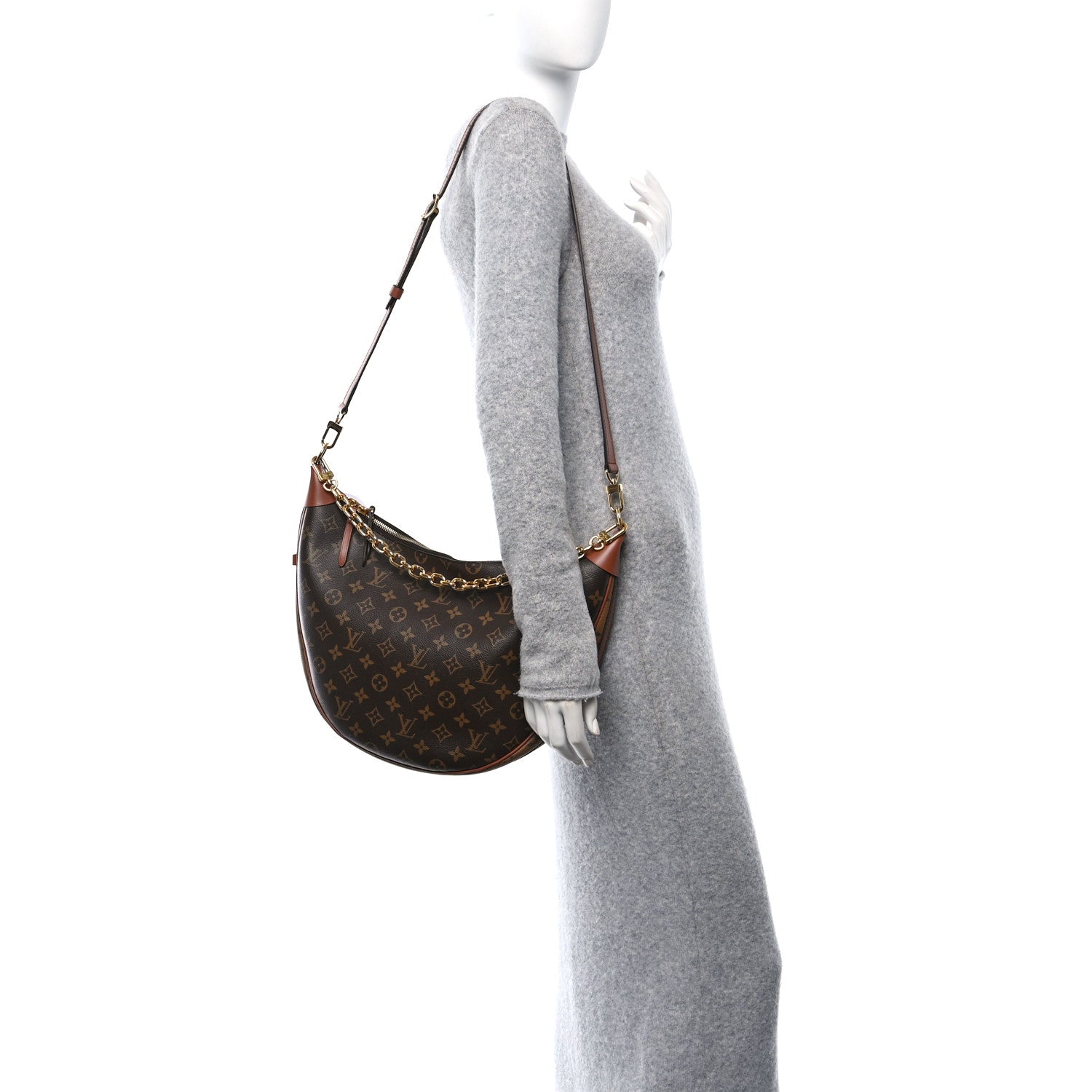 Louis Vuitton Reverse Monogram Loop Hobo 2 of 10