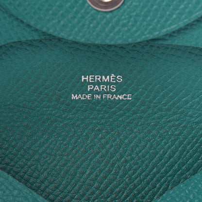 Hermes Epsom Bastia Coin Purse Bleu Paon 6 of 14