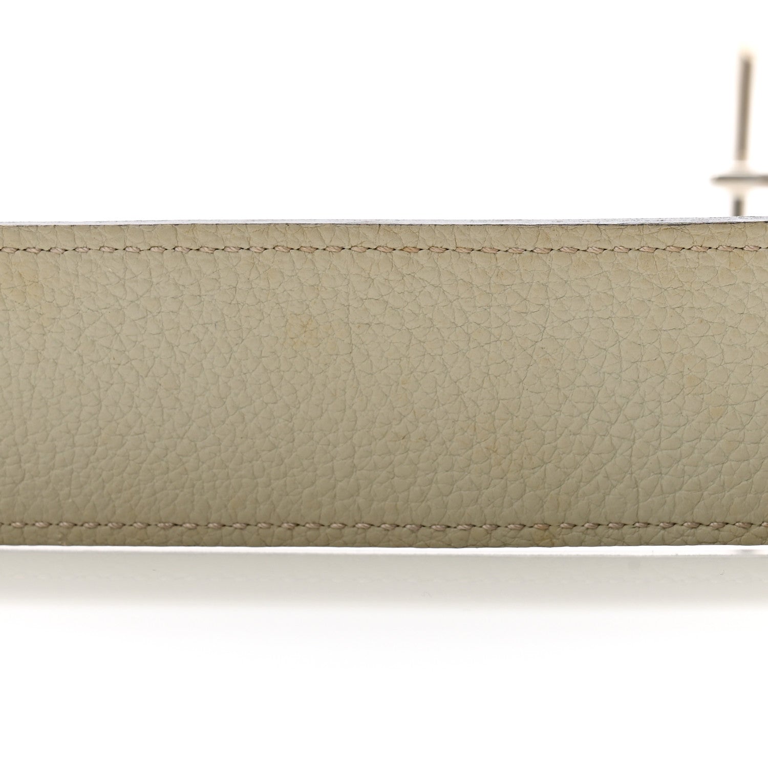 Hermes Box Togo Nathan 40 Belt 85 34 Black Beige Esquisse 6 of 8