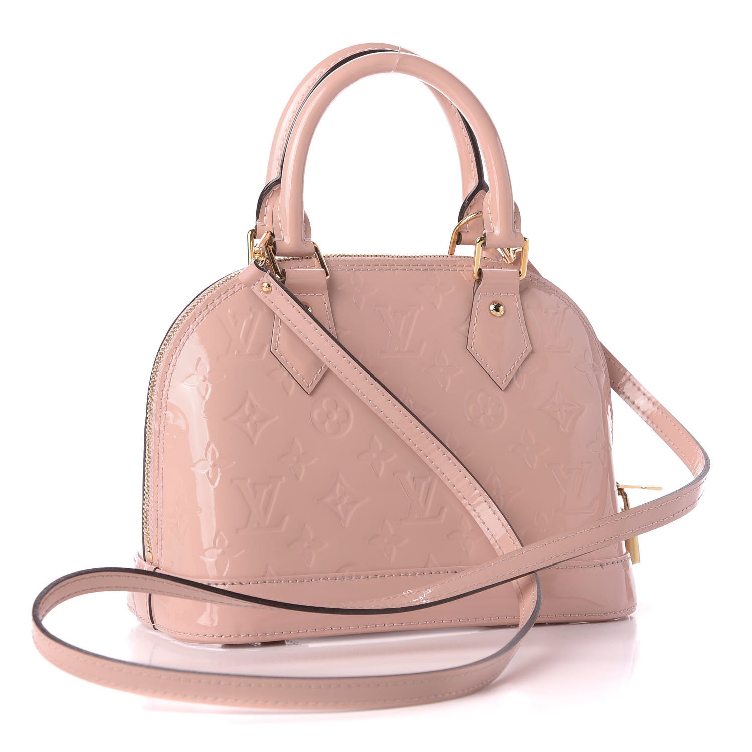 Louis Vuitton Vernis Alma BB Rose Ballerine 3 of 8