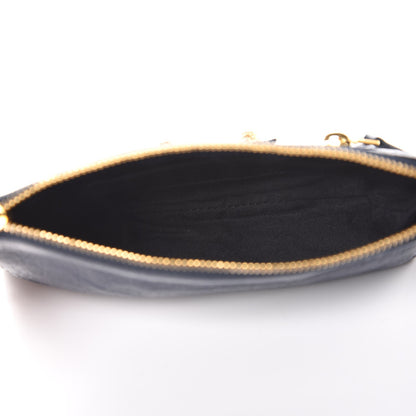 Balenciaga Agneau Giant 12 Gold Hardware Pouch Bleu Obscur 5 of 7
