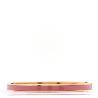 Hermes Enamel Extra Narrow Uni Bracelet 62 Papaye 3 of 4