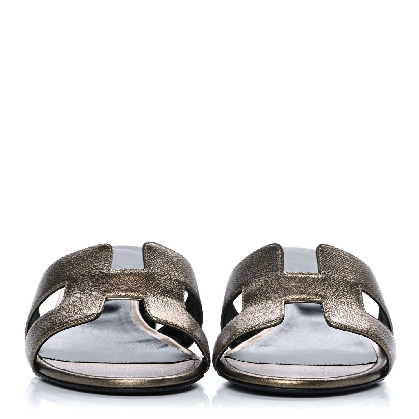 Metallic Epsom Oasis Sandals 37 Vert Bronze