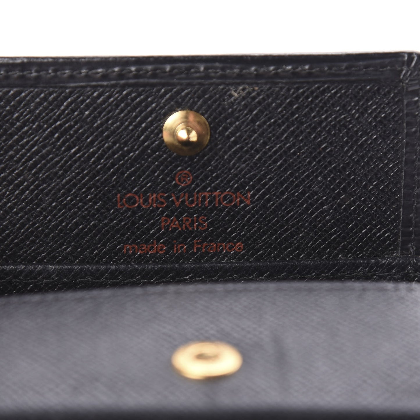 Epi Porte-Monnaie Boite Coin Purse Black
