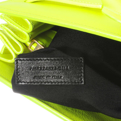 Saint Laurent Calfskin Small Sac De Jour Bag Neon Yellow 6 of 7