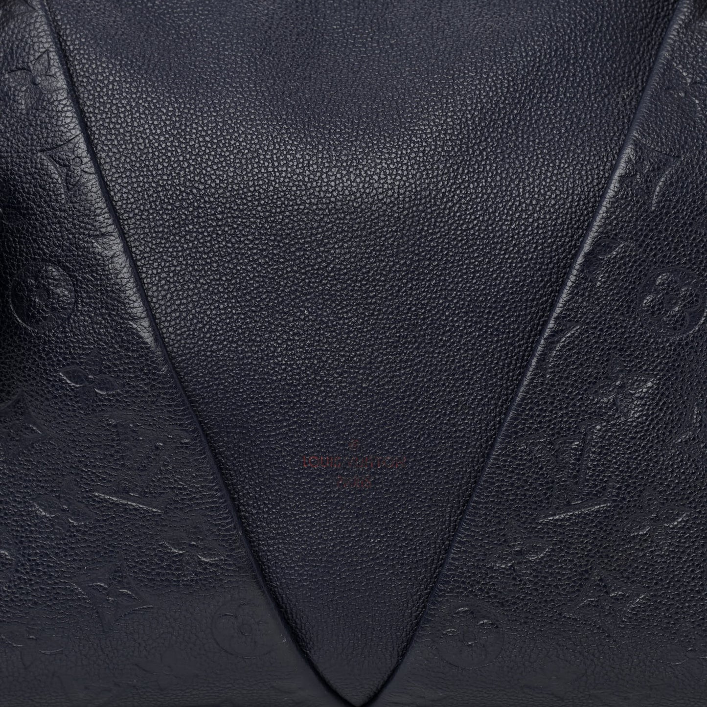 Empreinte V Tote MM Marine Rouge