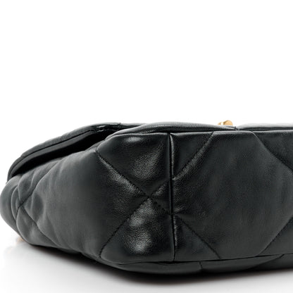 Chanel Lambskin Quilted Medium Chanel 19 Flap Black 11 of 13
