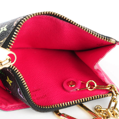Louis Vuitton Monogram Multicolor Key Pouch Black Grenade 5 of 8