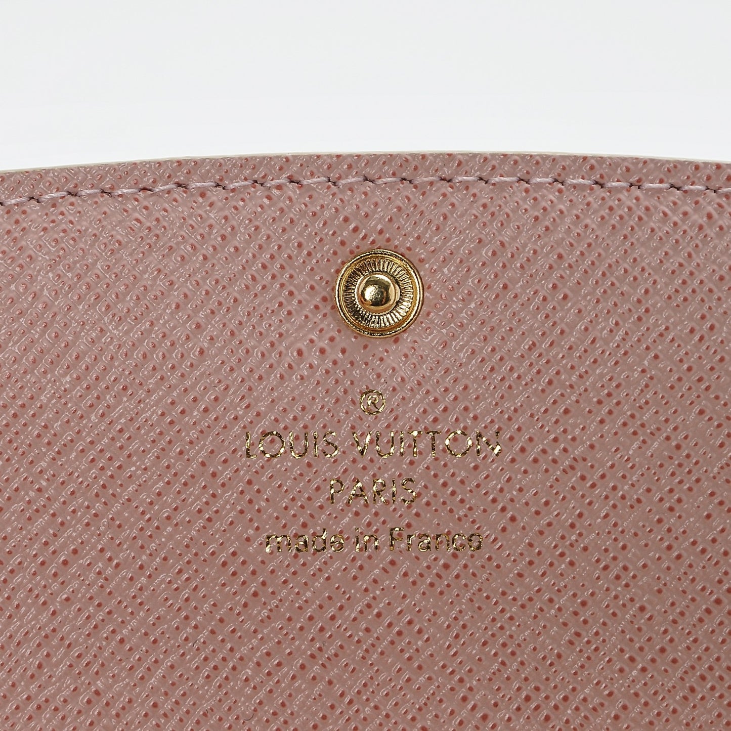 Damier Azur Emilie Wallet Rose Ballerine