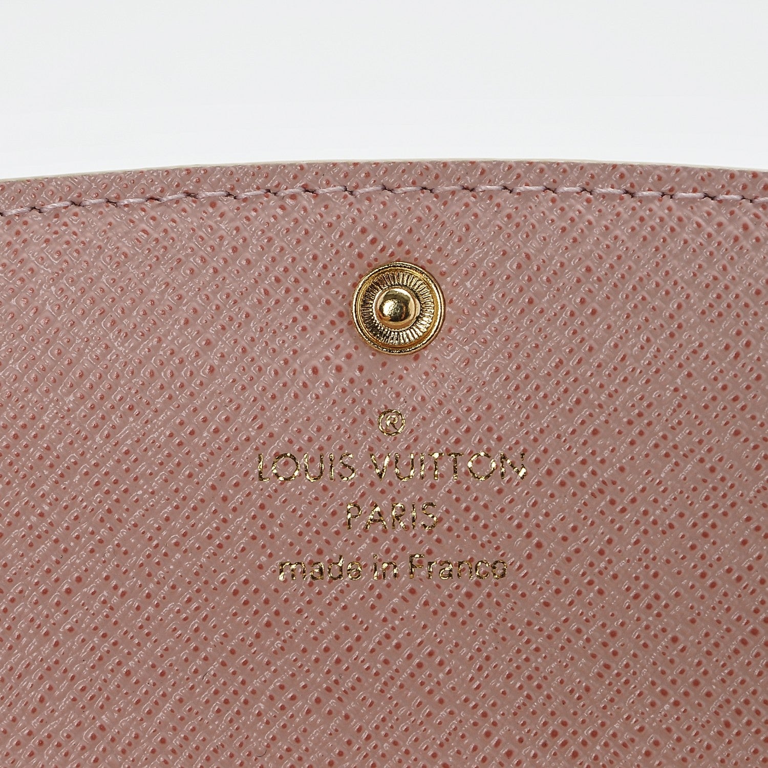Louis Vuitton Damier Azur Emilie Wallet Rose Ballerine 5 of 6