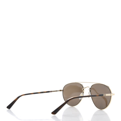 Gucci Metal Aviator Sunglasses GG0388S Gold 4 of 9