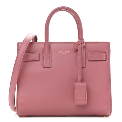 Saint Laurent Calfskin Nano Sac De Jour Rose Dark 1 of 14