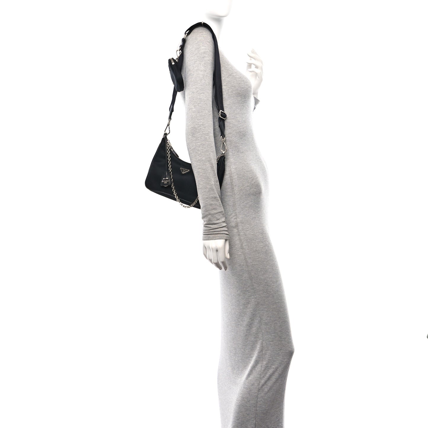 Nylon Re-Edition 2005 Shoulder Bag Black