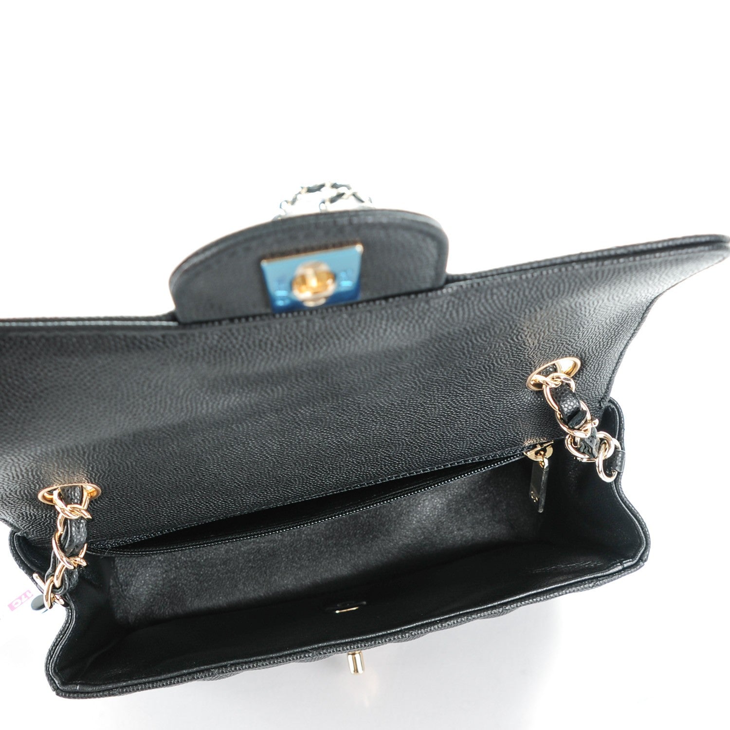 Chanel Caviar Quilted Mini Rectangular Flap Black 5 of 7