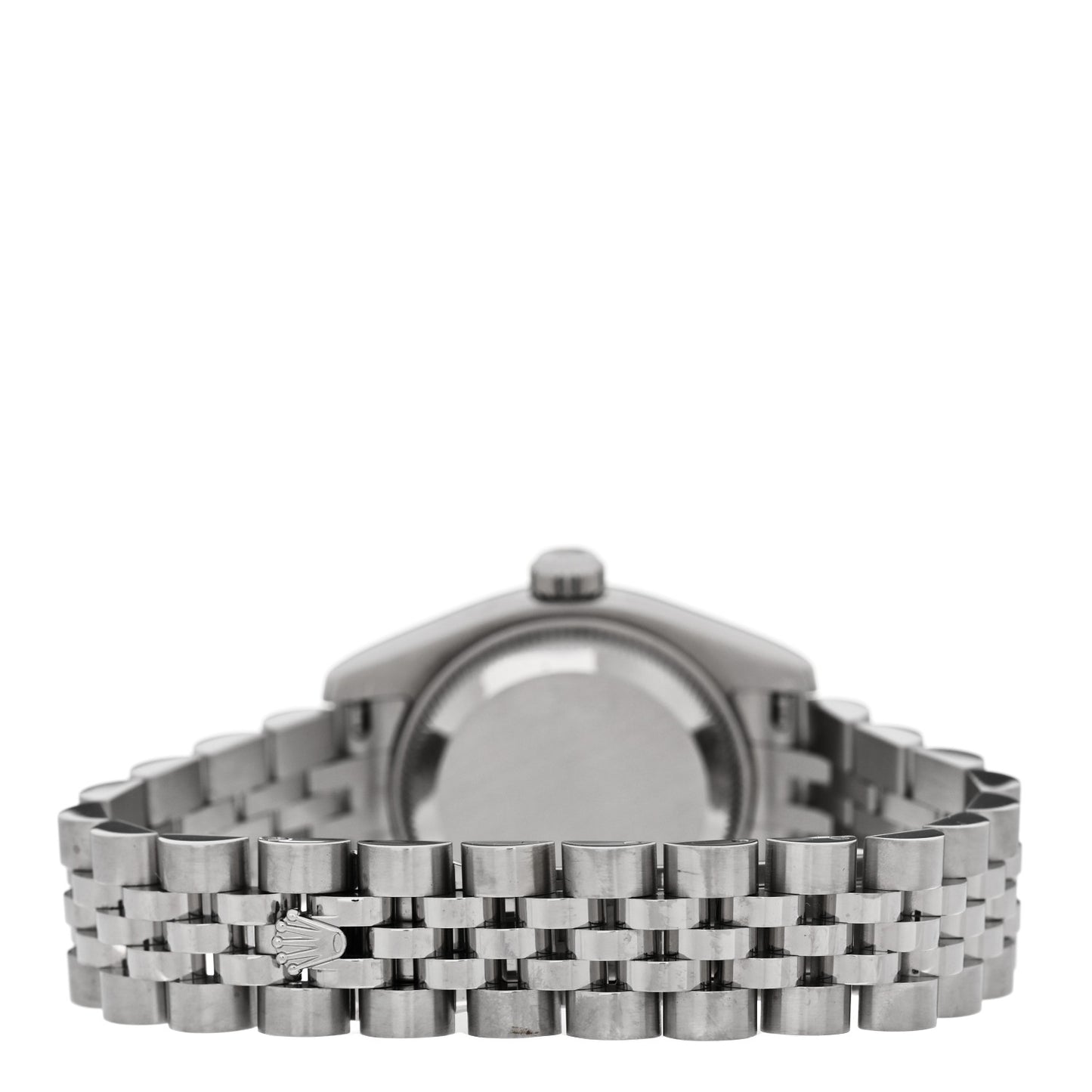 Stainless Steel 18K White Gold Diamond 26mm Oyster Perpetual Datejust Watch Black 179174