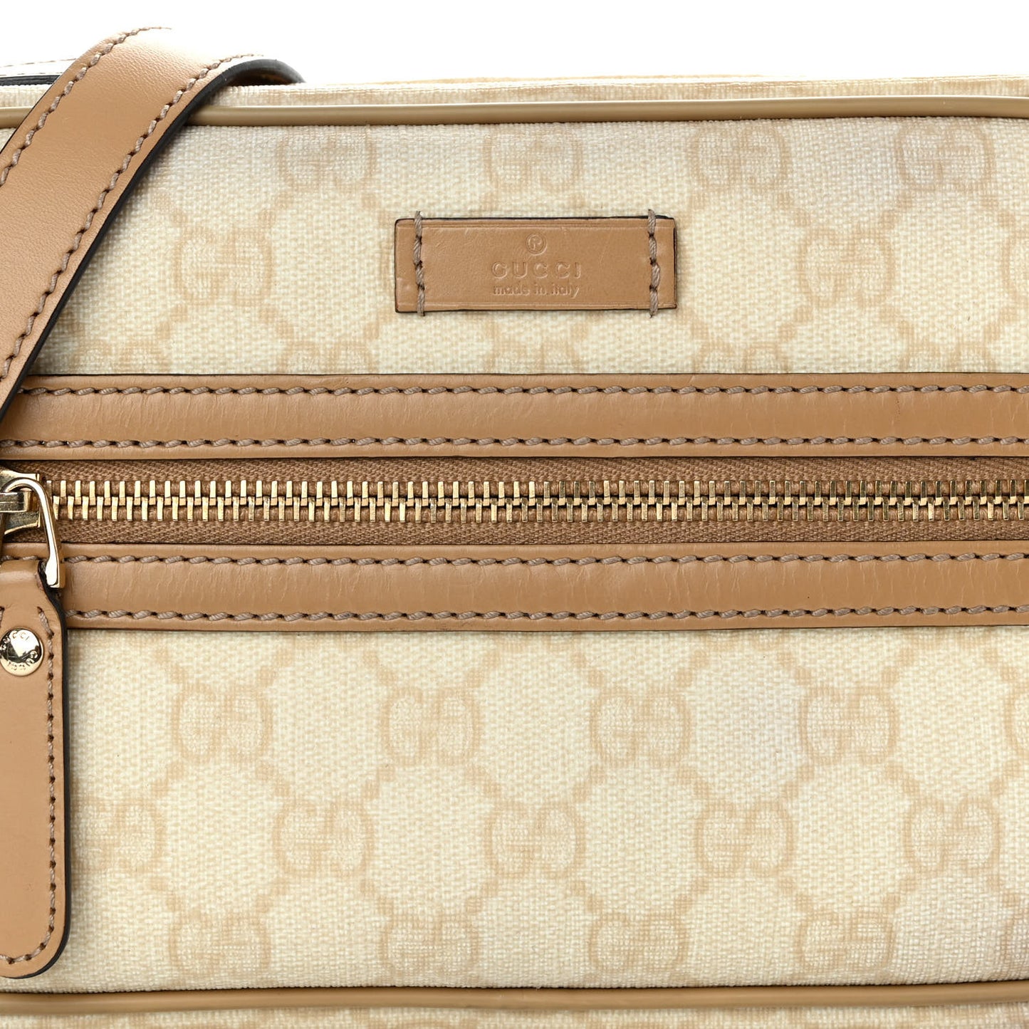 GG Plus Monogram Small Shoulder Bag White