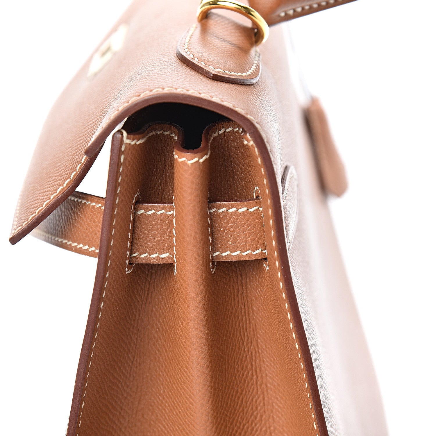 Hermes Courchevel Kelly Sellier 32 Gold 17 of 41