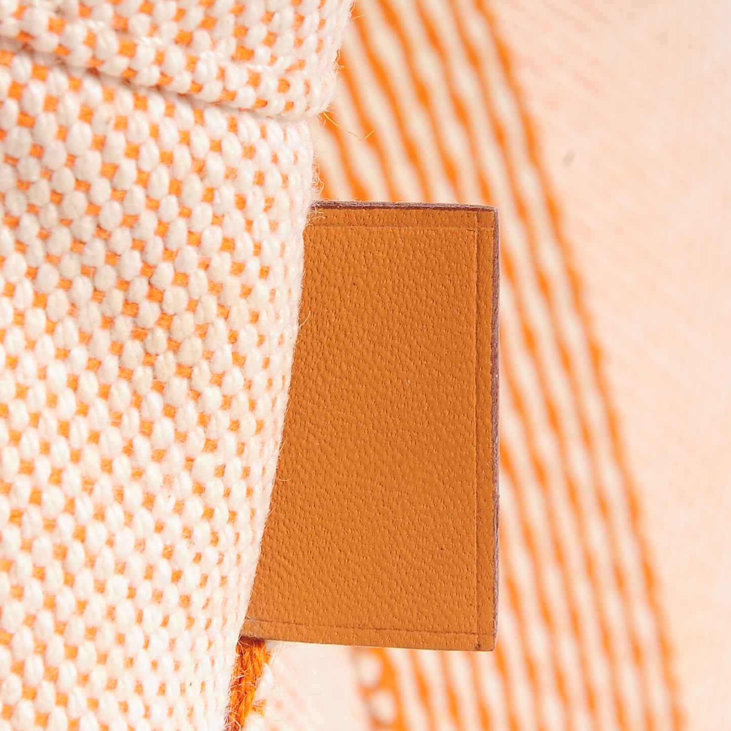 Cotton Canvas Fourre Tout PM Tote Orange