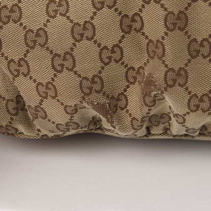 Gucci Monogram Large D Ring Hobo Dark Brown 13 of 17