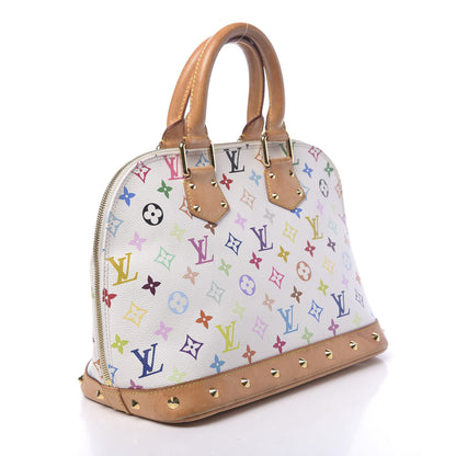 Louis Vuitton Monogram Multicolor Alma White 3 of 13