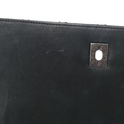 Chanel Glazed Calfskin Quilted Medium Day Trip Flap Black 14 of 14