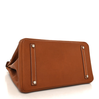 Hermes Natural Barenia Faubourg Birkin 35 Fauve 4 of 15