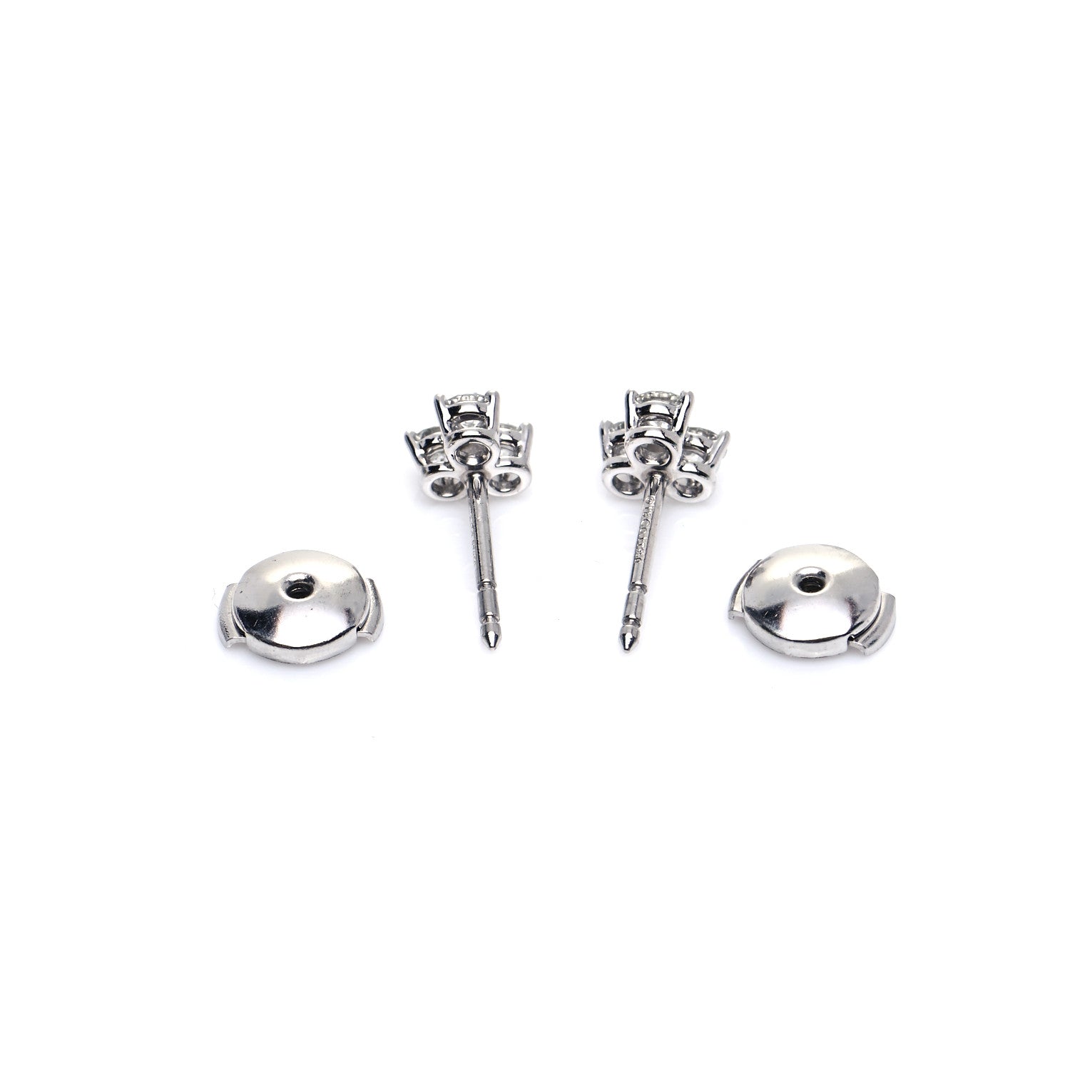 Tiffany Platinum Diamond Aria Earrings 3 of 5