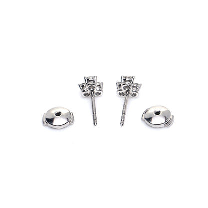 Tiffany Platinum Diamond Aria Earrings 3 of 5