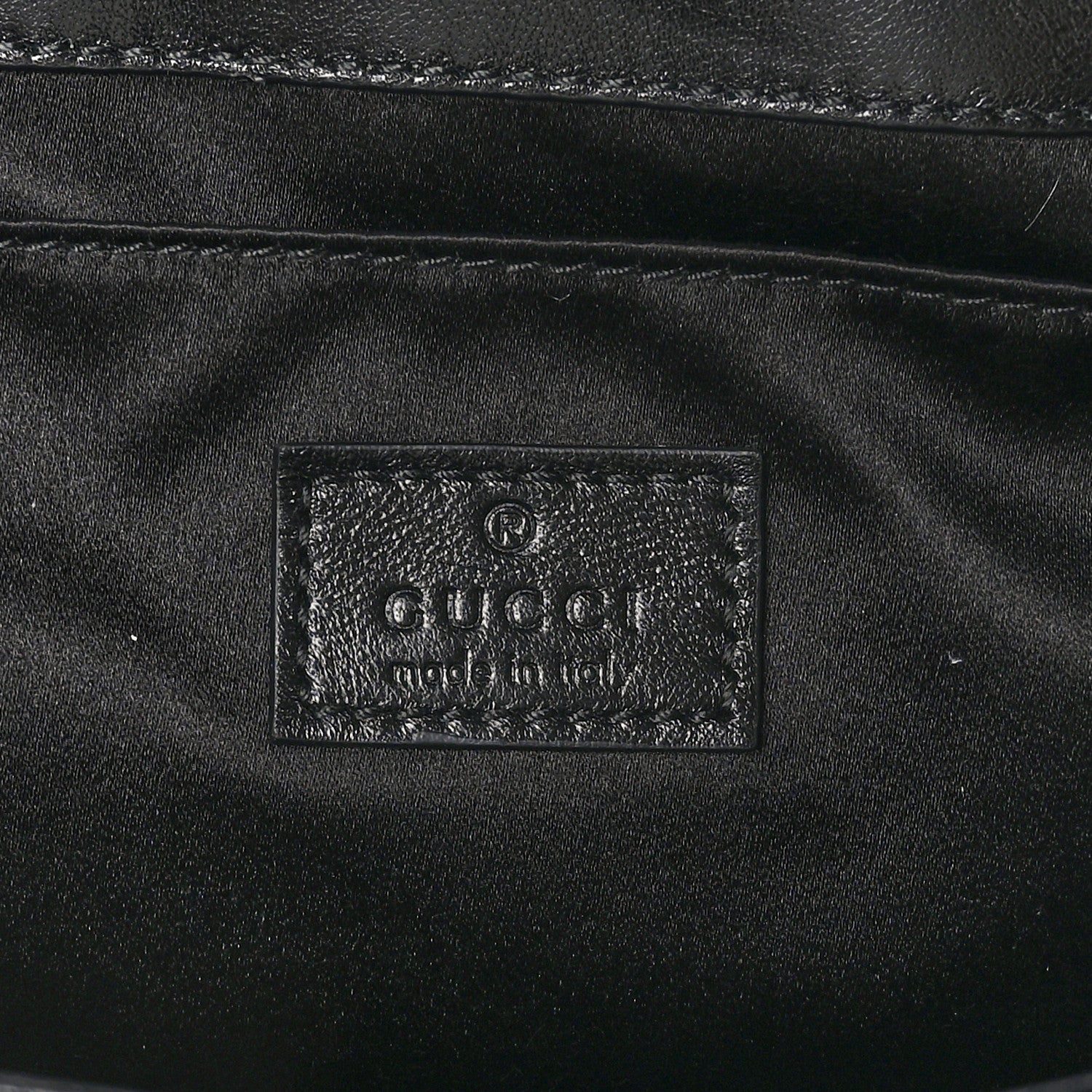 Gucci Nappa Vertical Matelasse Medium Maxi Horsebit Chain Shoulder Bag Black 6 of 10