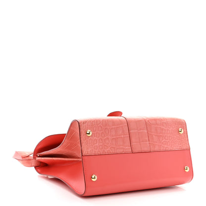 Delvaux Matte Alligator MM Brillant Satchel 4 of 12