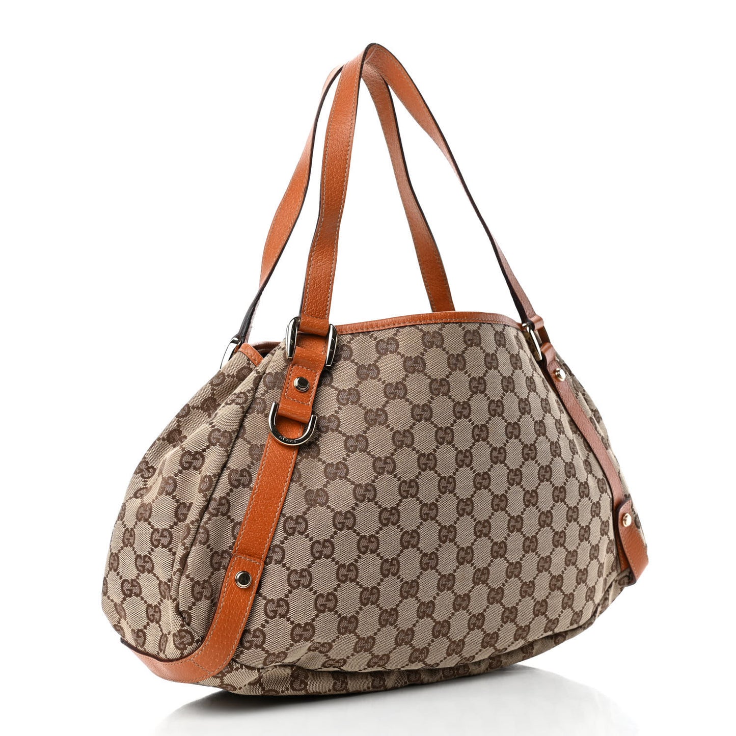 Monogram Medium Abbey Shoulder Bag Orange