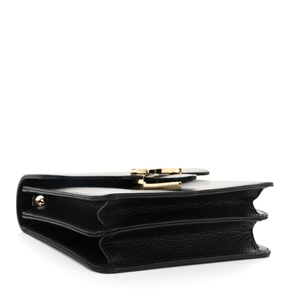 Gucci Dollar Calfskin Small Interlocking G Shoulder Bag Black 4 of 10