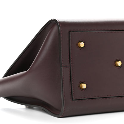 Celine Smooth Calfskin Small Tie Knot Tote Burgundy 17 of 18