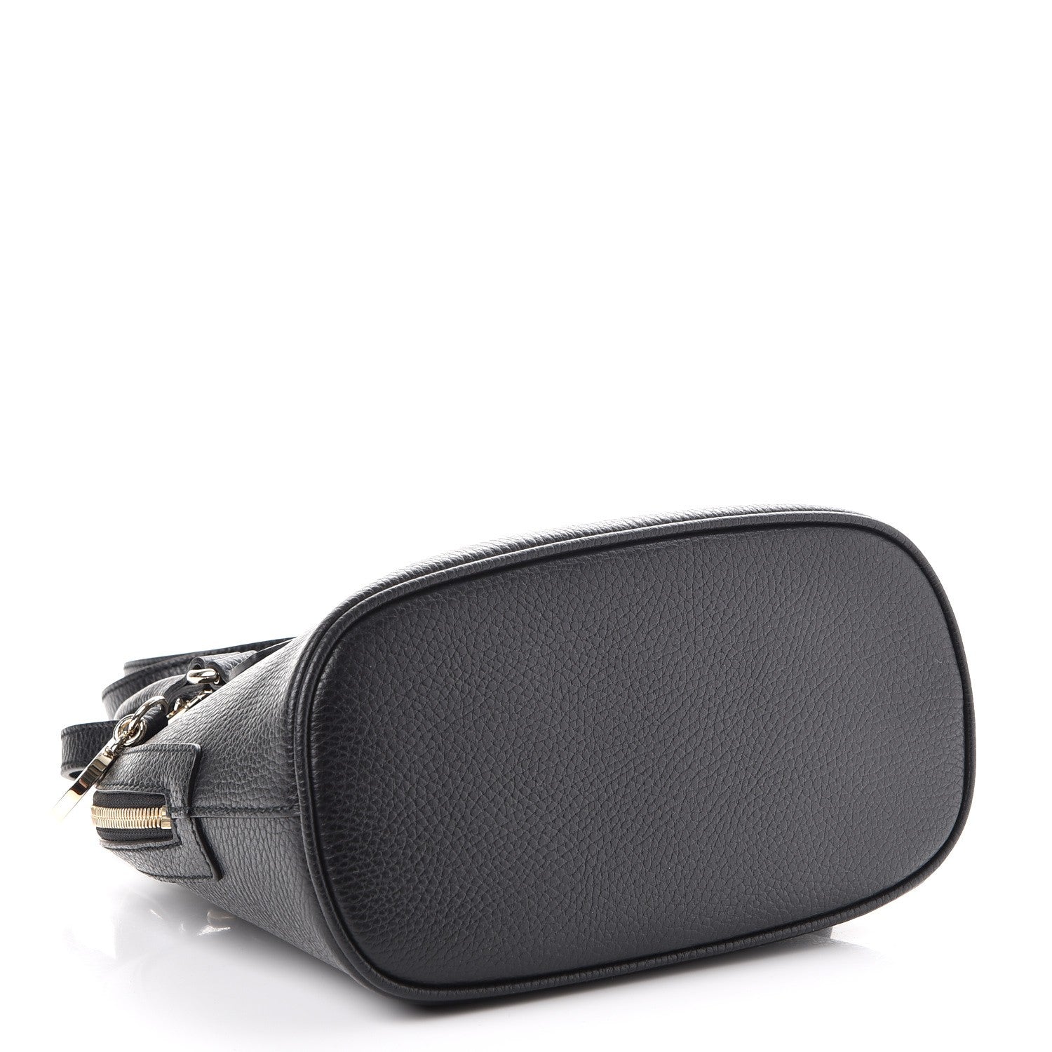 Gucci Dollar Calfskin Small GG Charm Dome Bag Black 4 of 7