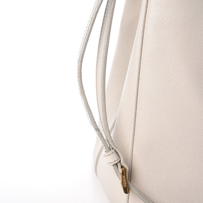 Prada Saffiano Lux Medium Tote Talco 15 of 23