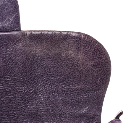Chanel Glazed Calfskin Stitched On The Road Flap Purple 16 of 29