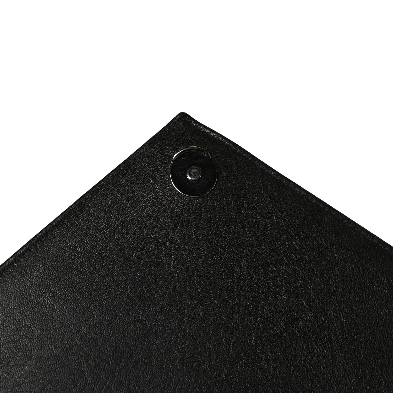 Saint Laurent Sheepskin Matelasse Chevron Monogram Large College Satchel Black 25 of 25