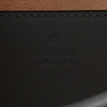 Gucci Calfskin Matelasse Aria Mini GG Marmont Shoulder Bag Deep Grey 6 of 12