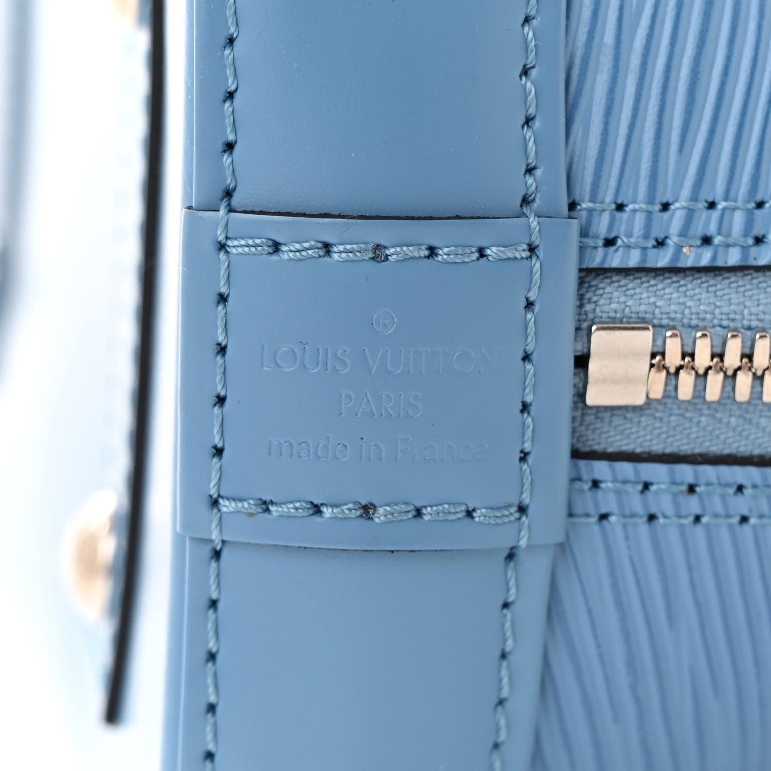 Louis Vuitton Epi Jacquard Alma BB Bleuet 6 of 11