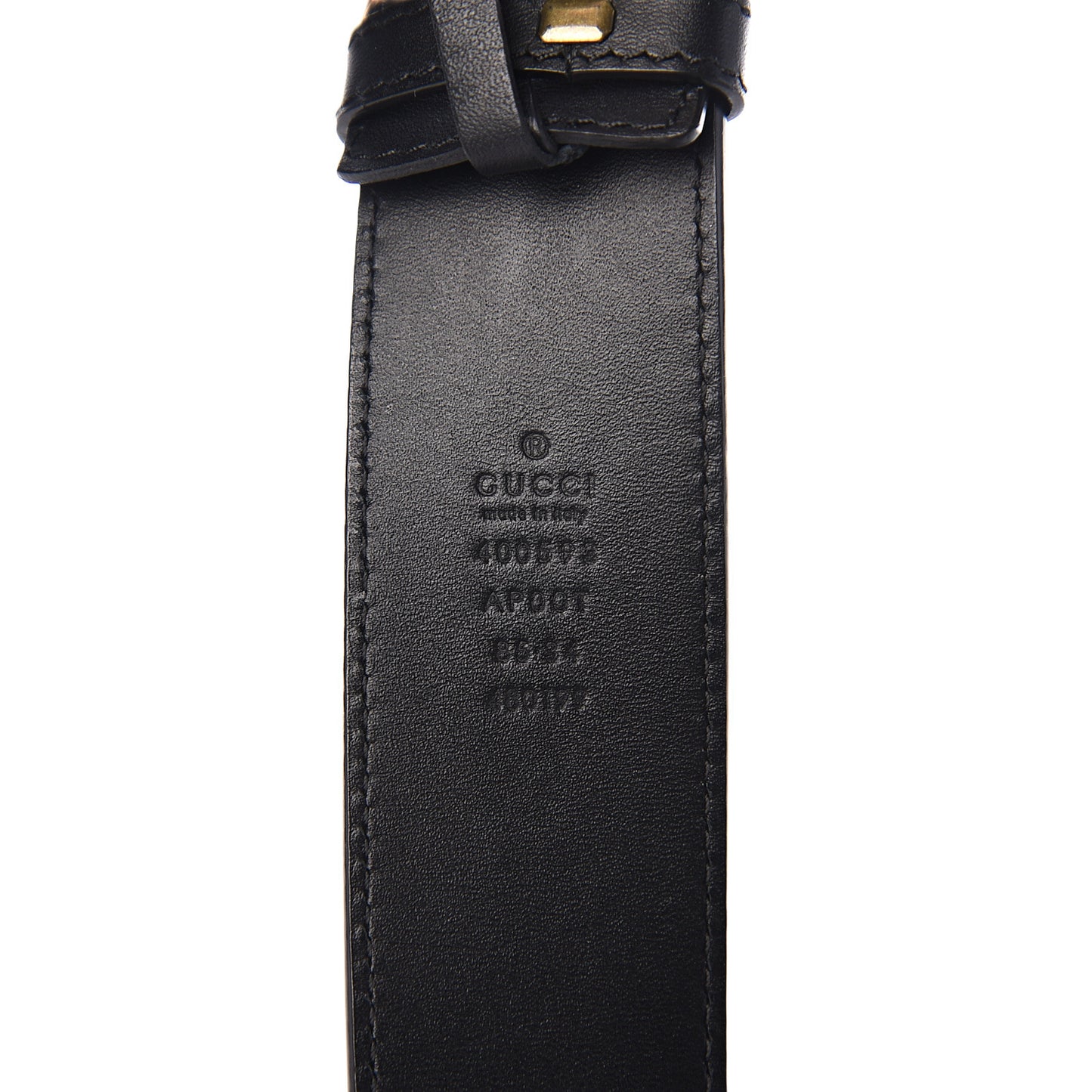 Calfskin Double G 40mm Belt 85 34 Black