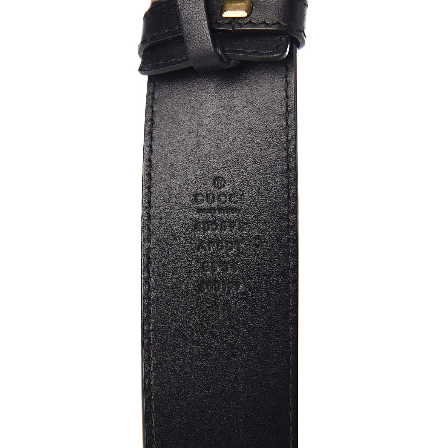 Gucci Calfskin Double G 40mm Belt 85 34 Black 3 of 6