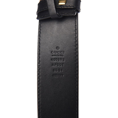 Gucci Calfskin Double G 40mm Belt 85 34 Black 3 of 6